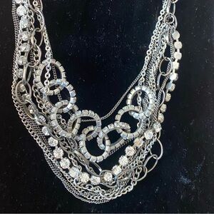 Simply Vera Wang Silver Layered Necklace